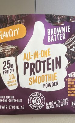 All-In-One Protein Smoothie Powder Brownie Batter