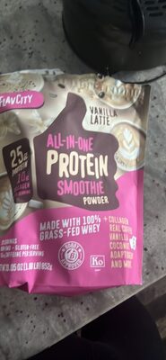 All-In-One Protein Smoothie Powder Vanilla Latte