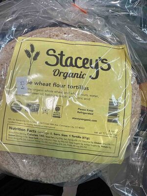 Organic Whole Wheat Flour Tortillas