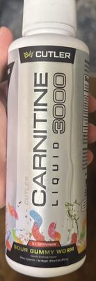 Carnitine Liquid 3000 Sour Gummy Worm