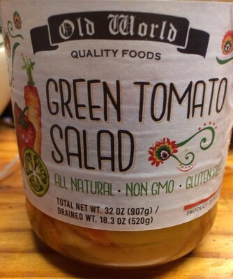 Green tomatoe salad