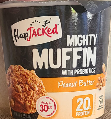 Mighty muffin with probiotics*, peanut butter