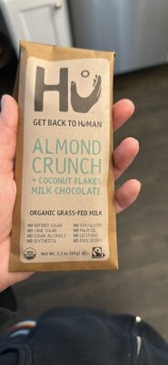 ALMOND CRUNCH + COCONUT FLAKES MILK CHOCOLATE