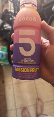 Passion Fruit Flavored Coconut Water Drink