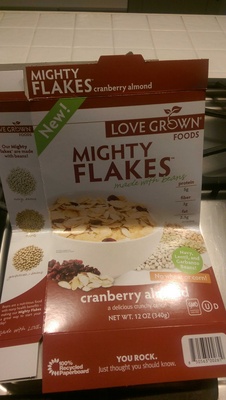 Mighty flakes cereal
