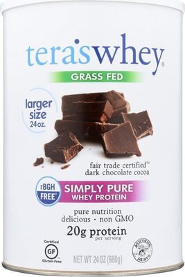 Simply pure whey protein dark chocolate
