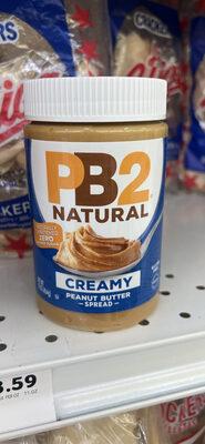 PB2 Natural Creamy Peanut Butter Spread