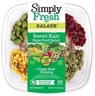 Sweet kale superfood salad