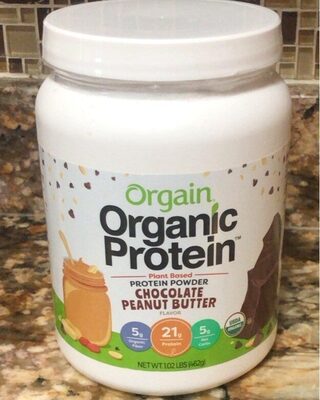 Orgainic protein chocolate peanut butter