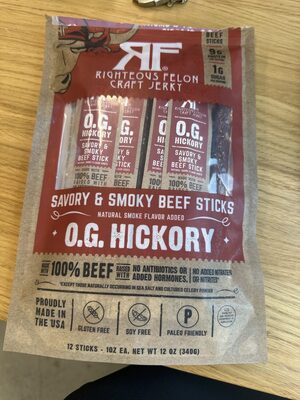 O.G. Hickory Savory & Smoky Beef Stick