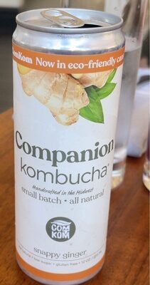 Snappy ginger companion kombucha