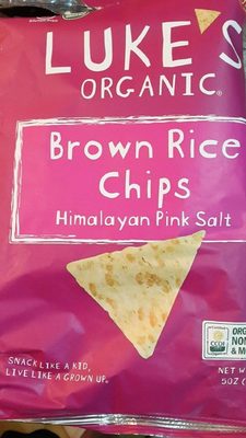 Brown rice chips