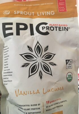 plant based protein - vanilla lucuma