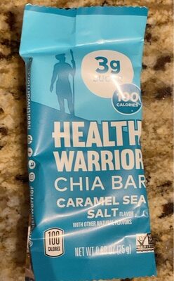 Chia Bar Caramel Sea Salt Flavor