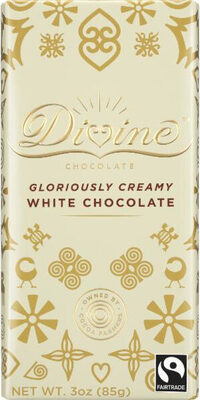 Chocolate gloriously creamy white chocolate