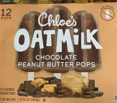 Chocolate Peanut Butter Oatmilk Pops