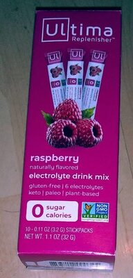 Rasberry electrolyte drink mix
