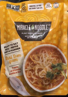 Ready-To-Eat Meal Thai Tom Yum Noodle Soup