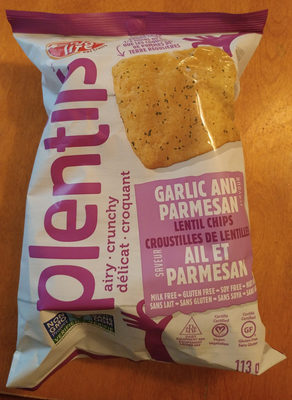 Lentil Chips Garlic & Parmesan