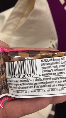 Organic Chocolate Covered Coconut Milk Caramels Sea Salt