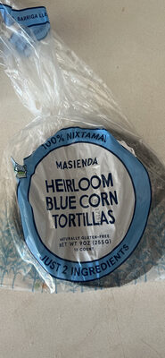 Heirloom Blue Corn Tortillas