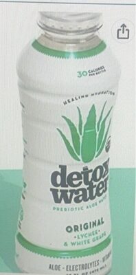 DetoxWater Organic Aloe Vera Prebiotic Water
