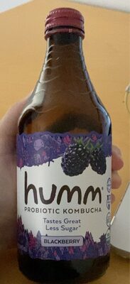 Probiotic kombucha blackberry