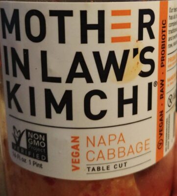 Kimchi Vegan Napa Cabbage Table Cut