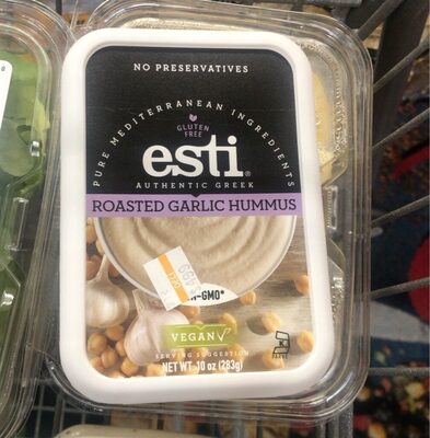 Roasted garlic hummus