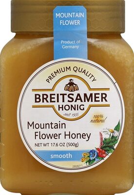 Creamy mountain flower honey in ounce