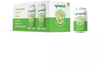 Unsweetened lime sparkling water, unsweetened lime