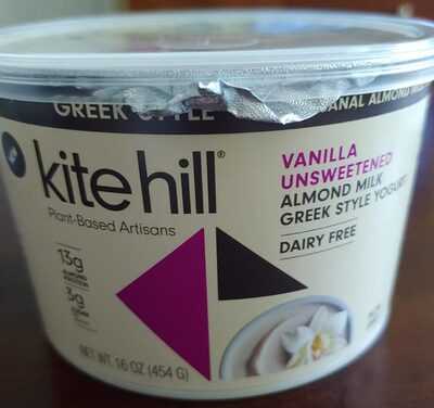 Vanilla almond milk Greek style yogurt