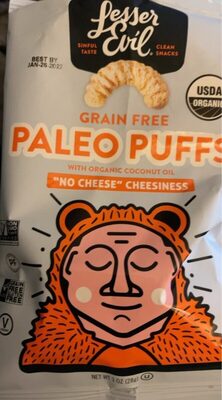 Paleo Puffs No Cheese Cheesiness