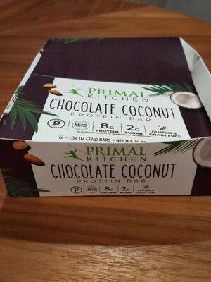 Chocolate coconut protein bar