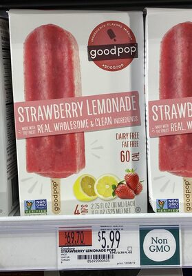 Strawberry Lemonade Frozen Pops