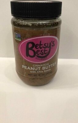 Gourmet cinnamon peanut butter w chia seeds by