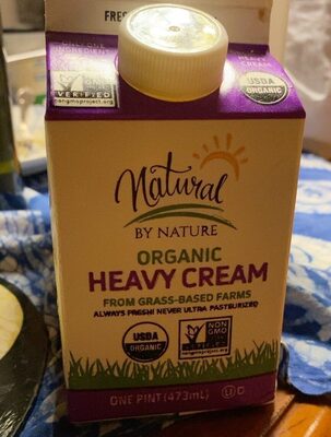 Organic Heavy Cream from Grass-Based Farms