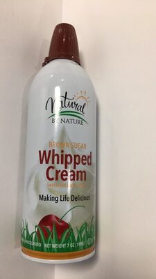 Brown sugar whipped cream ounce