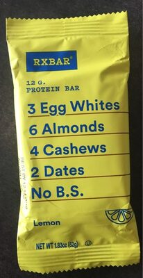 Lemon protein bar, lemon