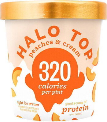 Peaches & cream ice cream