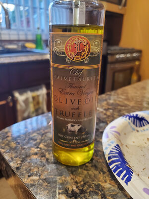 Chef jaime laurita, extra virgin olive oil with truffles