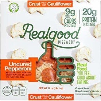 Uncured Pepperoni Crust Made With Cauliflower