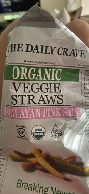 Organic Veggie Straws Himalayan Pink Salt