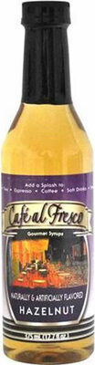 Hazelnut gourmet coffee syrup