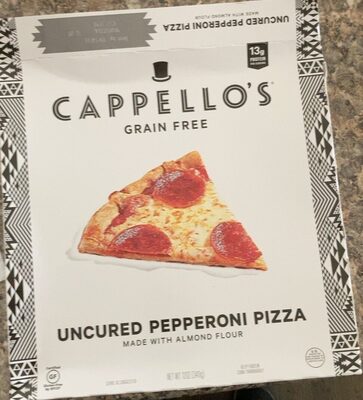 Uncured pepperoni pizza