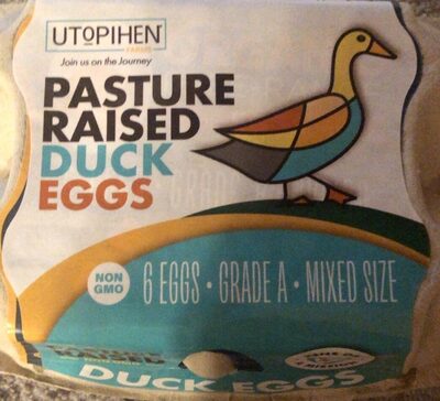 Pasture taised duck eggs