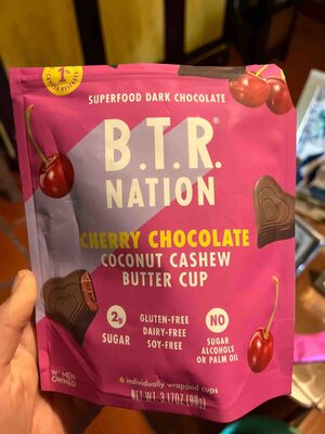 Cherry Chocolate Coconut Cashew Butter Cup
