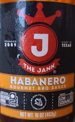 Habanero gourmet bbqsauce, habanero