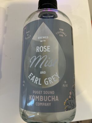Rose Mist and Earl Grey Kombucha