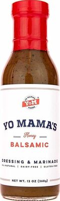 Gourmet natural balsamic vinaigrette dressing and marinade by